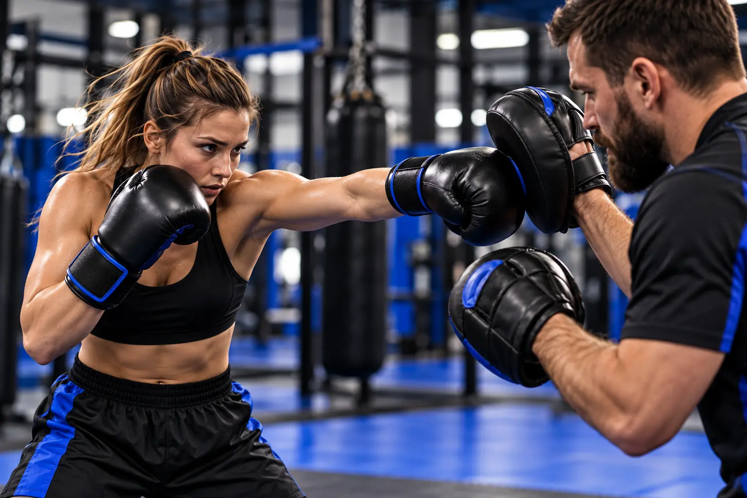 Boxing striking and conditioning training